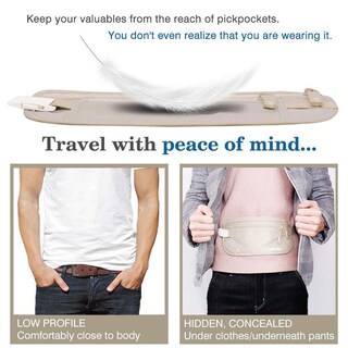 Foto 3 | Foto 3 | Riñonera Mayhei De Money Belt Para Pasaporte De Viaje  Color Caqui - Venta Internacional.