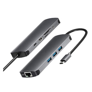 Foto 2 | Foto 2 | Hub Tipo C 9 En 1 Para Windows Y Mac Con Usb 3.0 Hdmi Rj45 - Venta Internacional.