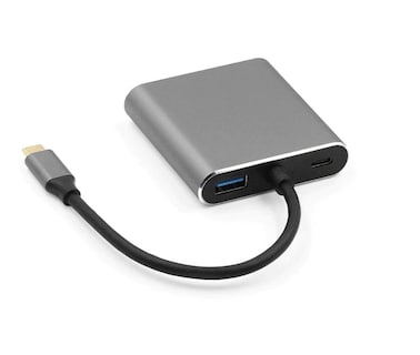 Foto 2 | Foto 2 | Adaptador Tipo C A 2 Hdmi/usb/pd 87w 4k 30hz Gris - Venta Internacional.