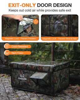 Foto 2 | Foto 2 | Caseta Para Gatos Con Calefacción Que Se Puede Rasguñar E Indestructible Para Uso Exterior E Invierno - Venta Internacional.