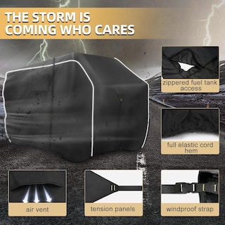 Foto 4 | Foto 4 | Funda Para Vehículos Todo Terreno Zenicham 600d Impermeable Y Resistente Al Viento 75 X 47 X 37 Cm - Venta Internacional.