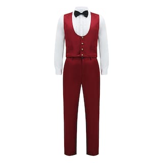 Foto 3 | Foto 3 | Disfraz De Boda Tvnxdgl Betelgeuse Traje Rojo Para Hombre - Venta Internacional.