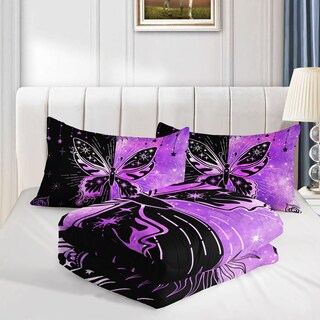Foto 4 | Foto 4 | Set De Edredón Smell Sunshine 3d Butterfly Para Dormitorio Infantil - Venta Internacional.