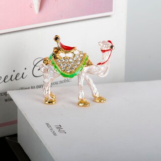 Foto 2 | Foto 2 | Joyero Sevenbees De Regalo Para Amantes De Los Camellos Con Diamantes De Imitación De Cristal - Venta Internacional.