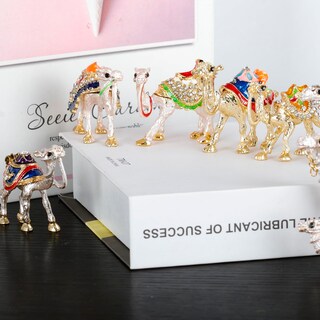 Foto 6 | Foto 6 | Joyero Sevenbees Figura De Camello Coleccionable Cristal - Venta Internacional.