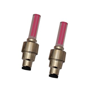 Foto 2 | Foto 2 | Juego Tapones De Valvula Para Camara Bicicleta Con Luz Roja