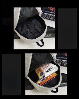 Foto 7 | Foto 7 | Mochila Sabny Sonic Shadow De Piel Sintética Gris De Gran Capacidad - Venta Internacional.