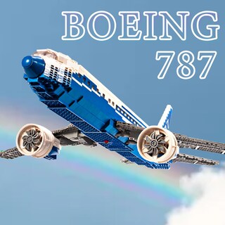 Foto 2 | Foto 2 | Juego De Bloques De Construcción Dahonpa Boeing 787 Airplane 1350 Piezas - Venta Internacional.
