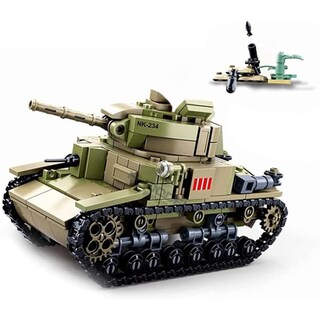 Foto 1 | Foto 1 | Bloque De Construcción Dahonpa M13/40 Tank Army Ww2 463 Piezas Con Figuras - Venta Internacional.