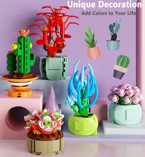 Foto 4 | Foto 4 | Building Blocks Serie Oundarm Succulents Blind Box Box 2 Unidades - Venta Internacional.