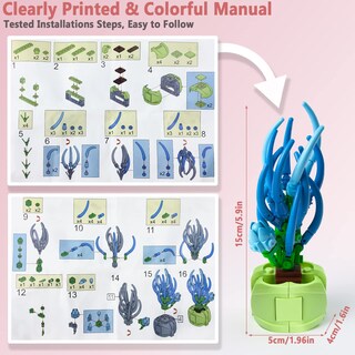 Foto 6 | Foto 6 | Building Blocks Serie Oundarm Succulents Blind Box Box 2 Unidades - Venta Internacional.