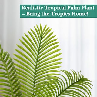 Foto 2 | Foto 2 | Palmera Artificial Alupssuc De 150 Cm Con Maceta Blanca Para El Hogar - Venta Internacional.
