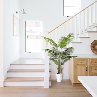 Foto 7 | Foto 7 | Palmera Artificial Alupssuc De 150 Cm Con Maceta Blanca Para El Hogar - Venta Internacional.