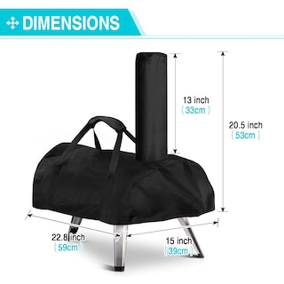 Foto 2 | Foto 2 | Funda Impermeable Para Horno De Pizza Twopone Para Big Horn 59 X 39 X 20 Cm - Venta Internacional.