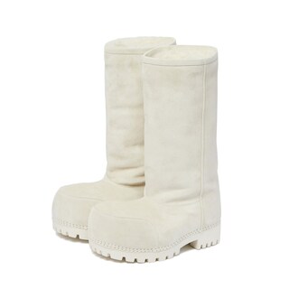 Foto 1 | Foto 1 | Botas De Nieve Trelako Con Plataforma De Gamuza Para Mujer A Media Pantorrilla Color Beige - Venta Internacional.