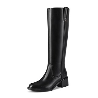 Foto 1 | Foto 1 | Botas Hasta La Rodilla Itozer Para Mujer Tacón Grueso Piel Charol - Venta Internacional.