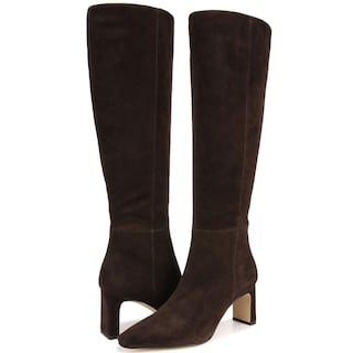 Foto 4 | Foto 4 | Botas Hasta La Rodilla Vorisvina De Gamuza Marrón Chocolate Para Mujer - Venta Internacional.