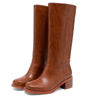 Foto 3 | Foto 3 | Botas Oakmoo Banana Para Mujer Tacón Grueso Hasta La Rodilla - Venta Internacional.