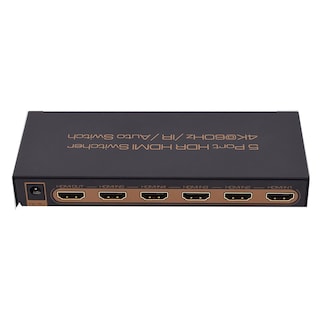 Foto 5 | Foto 5 | Conmutador Hdmi Versión 2.0 De 5 Entradas Y 1 Salida 4k 60 Hz Con Adaptador Ac - Venta Internacional.