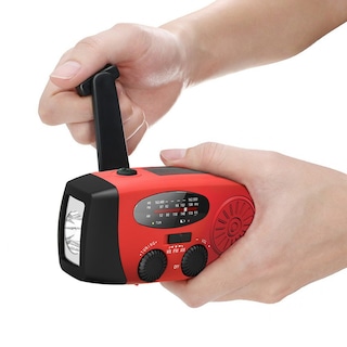 Foto 5 | Foto 5 | Radio Meteorológica Portátil Con Manivela Solar Y Dinamo Con Luz Led - Venta Internacional.