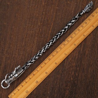 Foto 4 | Foto 4 | Pulsera Davieslee Dragon Head De Acero Inoxidable Para Hombre - Venta Internacional.