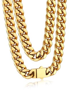 Foto 1 | Foto 1 | Collar Bandmax Cuban Chain 9 Mm 22 Cm Acero Inoxidable 316l - Venta Internacional.