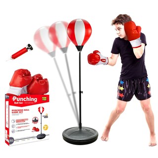 Foto 1 | Foto 1 | Saco De Boxeo Hanyoer Para Niños Con Soporte Y Guantes De Boxeo - Venta Internacional.