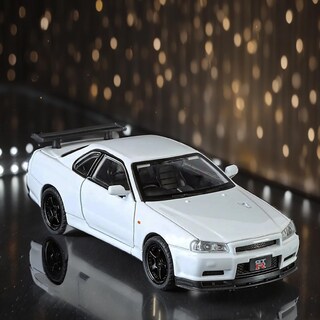 Foto 6 | Foto 6 | Coche De Juguete Erbadihago Nissan Skyline Gtr R34 1/32 Fundido A Presión Con Luz - Venta Internacional.