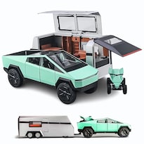 Remolque Tipo Camión De Juguete Fundido A Presión 1:24 Erock Rv Green - Venta Internacional.