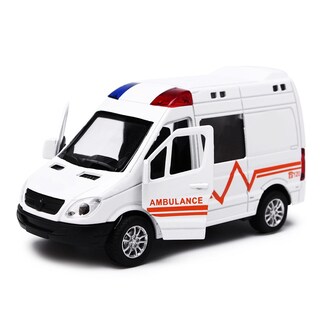 Foto 2 | Foto 2 | Camión De Bomberos De Juguete Nara Ambulance Mini 1:36 Con Música Y Luz - Venta Internacional.