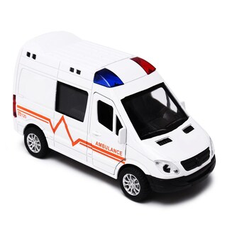 Foto 3 | Foto 3 | Camión De Bomberos De Juguete Nara Ambulance Mini 1:36 Con Música Y Luz - Venta Internacional.