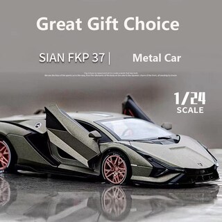 Foto 7 | Foto 7 | Coche De Juguete Sasbsc Lambo Sian Metal Fkp3 Con Luz Y Sonido 1/24 - Venta Internacional.
