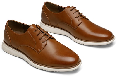 Foto 6 | Foto 6 | Zapatos Jousen Amy733 Amarillo Marrón Formal Con Cordones Para Hombre 10.5 - Venta Internacional.