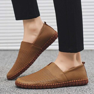 Foto 5 | Foto 5 | Zapatos Mocasines Mitvr De Piel Genuina Para Hombre Holing Tan 48eu - Venta Internacional.