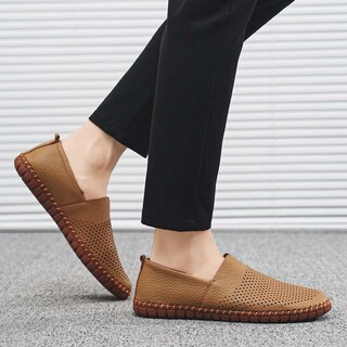 Foto 6 | Foto 6 | Zapatos Mocasines Mitvr De Piel Genuina Para Hombre Holing Tan 48eu - Venta Internacional.