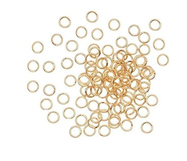 Foto 1 | Foto 1 | Anillos Para Saltar Woiwo Chapados En Oro 4 Mm De Diámetro (200 Unidades) - Venta Internacional.