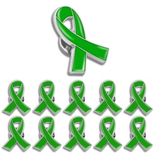 Foto 1 | Foto 1 | Paquete De 100 Alfileres De Concientización Sobre La Salud Mental Color Verde - Venta Internacional.