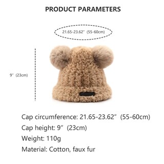 Foto 7 | Foto 7 | Gorro Vptmrp Con Pompón  Piel Suave Y Difusa  Calavera (caqui) - Venta Internacional.
