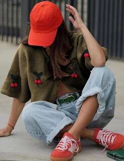 Foto 3 | Foto 3 | Jersey Tipo Cárdigan Tiqoje  Casual  Elegante  De Punto De Cerezo  Para Mujer  Verde Militar - Venta Internacional.