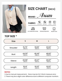 Foto 7 | Foto 7 | Jersey Tipo Cárdigan Arssm De Punto Grueso Para Mujer Parte Delantera Abierta Beige - Venta Internacional.