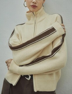 Foto 3 | Foto 3 | Jersey Tipo Cárdigan Qiaomai De Punto Con Cremallera De Manga Larga Para Mujer - Venta Internacional.
