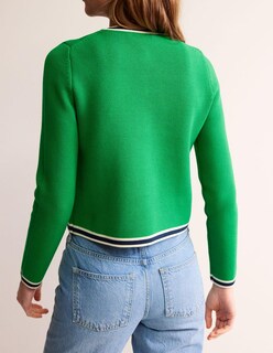 Foto 3 | Foto 3 | Jersey Tipo Cárdigan Yexpine Con Frente Abierto  Color Verde Bloque De Color Para Mujer - Venta Internacional.