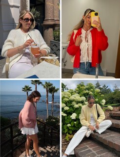 Foto 3 | Foto 3 | Cárdigan Findthy De Punto Grueso Para Mujer  Con Botones  Color Beige - Venta Internacional.