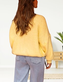 Foto 6 | Foto 6 | Jersey Tipo Cárdigan Interno Con Lazo En La Parte Delantera Y2k Chunky Para Mujer - Venta Internacional.