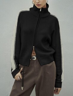 Foto 2 | Foto 2 | Jersey Tipo Cárdigan Qiaomai De Punto Con Cremallera De Manga Larga Para Mujer - Venta Internacional.
