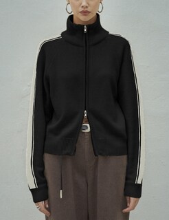 Foto 3 | Foto 3 | Jersey Tipo Cárdigan Qiaomai De Punto Con Cremallera De Manga Larga Para Mujer - Venta Internacional.