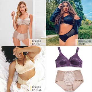 Foto 7 | Foto 7 | Minimizador Bra Wingslove De Cobertura Total Sin Acolchado 44dd - Venta Internacional.