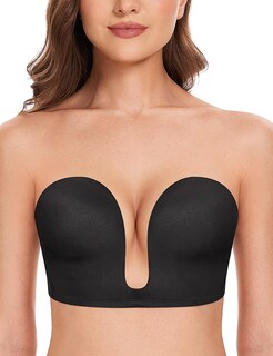 Foto 1 | Foto 1 | Sujetador Wingslove Deep V Sin Tirantes Sin Tirantes Rojo 38dd - Venta Internacional.
