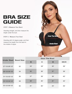 Foto 4 | Foto 4 | Sujetador Wingslove Deep V Sin Tirantes Sin Tirantes Rojo 38dd - Venta Internacional.