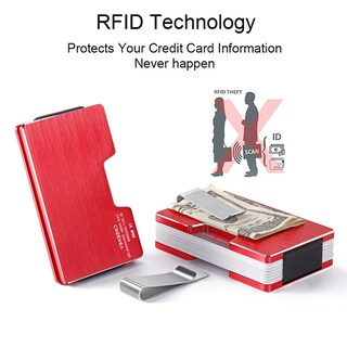 Foto 4 | Foto 4 | Tarjetero Metálico Rfid Antirrobo Para Hombres Y Mujeres - Venta Internacional.